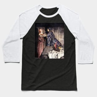 Tristan and Isolde - Arthur Rackham Baseball T-Shirt